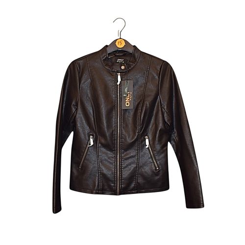 Tall Seconde main Veste en similicuir - black - only - Modalova