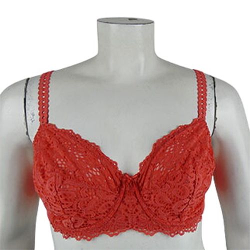 Soutien-gorge corail avec dentelle et armatures - Sans Complexe - taille 95 E - Label Emmaus - Modalova