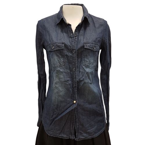 Chemisier denim - Taille 36 - La Redoute - Modalova