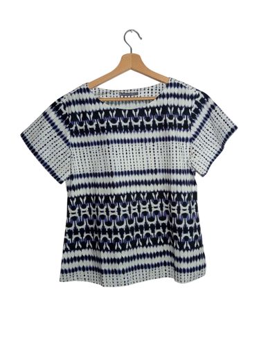 Tee-shirt Imprimé Ikat René Lezard (V3734) - Label Emmaus - Modalova