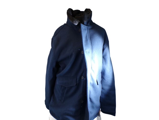 Manteau court / Caban – Marine – Neuf avec étiquette (Taille L) - Kiabi - Modalova