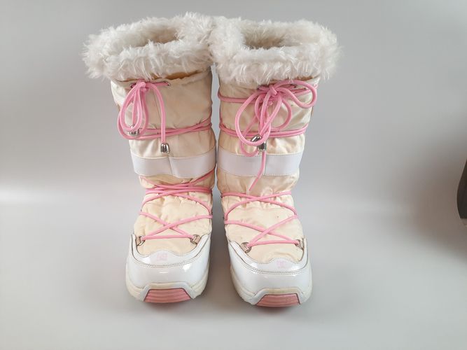 Paire de Moon Boots rose et blanche " " taille 38 - dc shoes co usa - Modalova