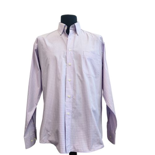 Chemise à carreaux lilas – Yves Dorsey – T.XL (supposition) - Label Emmaus - Modalova