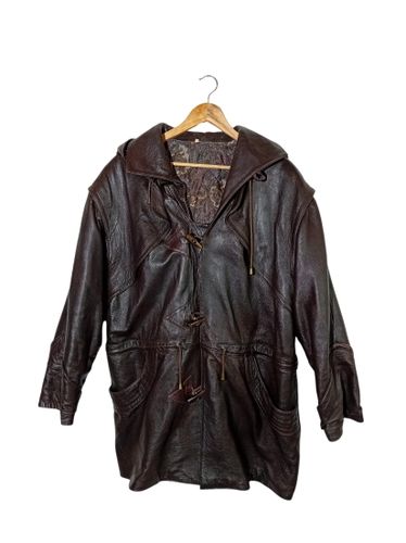 Veste En Cuir Vintage Confecciones Jariod S.a. (T7054) - Label Emmaus - Modalova
