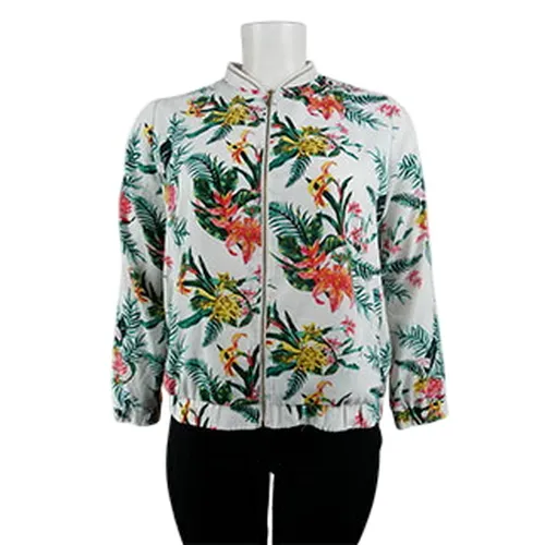 Veste blanche imprimé - Taille 46/48 - Kiabi - Modalova