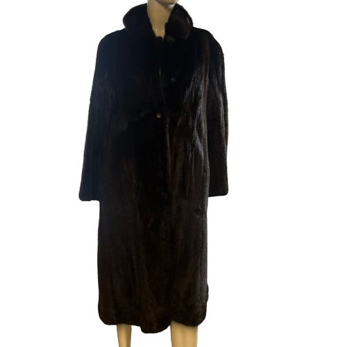 Manteau long en vison véritable Maison Revillon Paris New york . Vintage d'exception taille M - Label Emmaus - Modalova