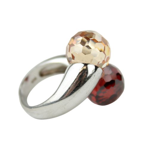 Bague - 925 et perles de verre - Label Emmaus - Modalova