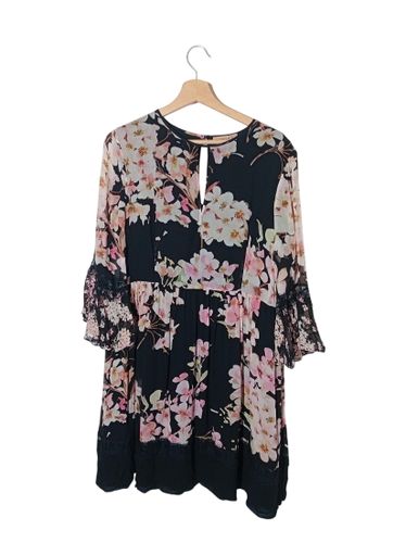 Robe Courte Fleurie Twinset (T6914) - Label Emmaus - Modalova