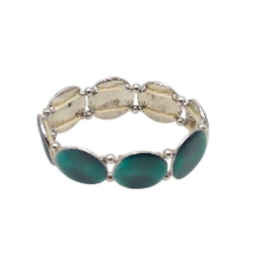 Bracelet Métal émaillé extensible - Label Emmaus - Modalova