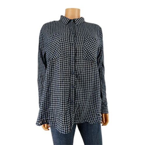Chemisier à carreaux noir - Taille 44 - Monoprix - Modalova