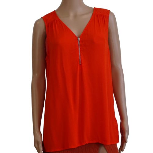 Top tank couleur tangerine jamais porté avec étiquette - Naf Naf - Taille 44 - naf-naf - Modalova
