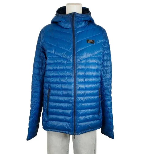 Doudoune matelassée légère à capuche zippée poches latérales taille M - Nike - Modalova