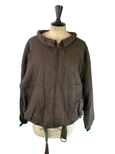 J. Taverniti — Veste bomber vintage — & Doublure vert émeraude — Taille L (L/3) - Label Emmaus - Modalova