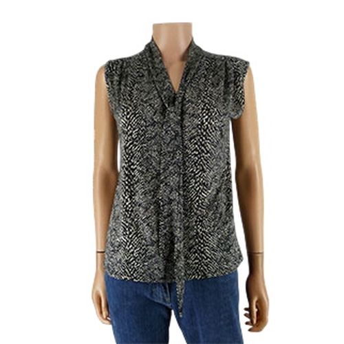 Top imprimé serpent col nœud - Taille S - Morgan - Modalova