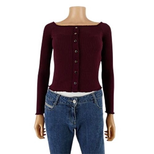 Pull/gilet court léger - Taille S - Bershka - Modalova