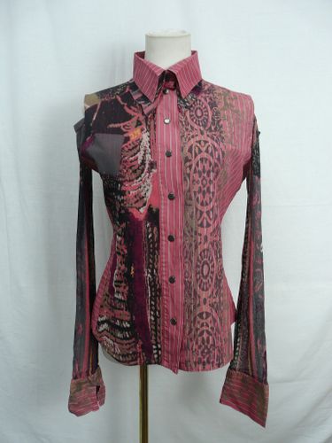 HF63 - Chemisier patchwork - Taille M - Save The Queen - Modalova