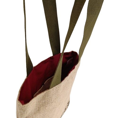 Sac en toile de jute doublé - Label Emmaus - Modalova