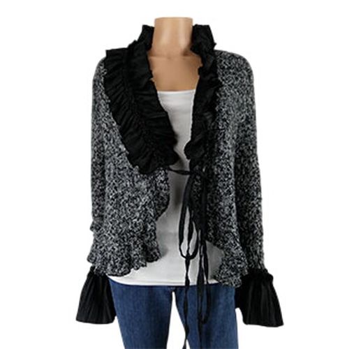 Gilet /blanc col volant - Taille Unique - Label Emmaus - Modalova