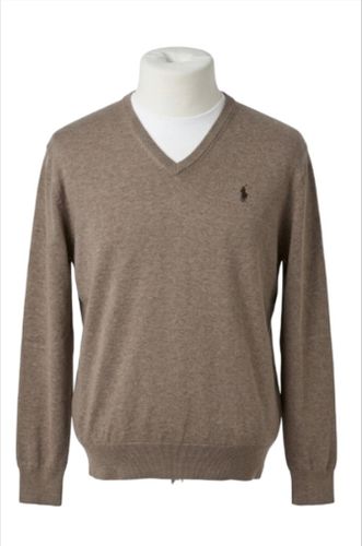Pull classique col V à manches longues.• Marque : Jumper Zalando.ie. Taille : M (Medium).Matière 100% Coton (ou Coton Pima) Pull cintré à col en - Polo Ralph Lauren - Modalova
