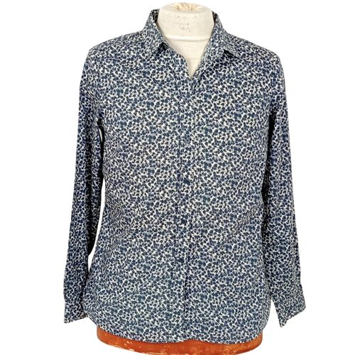 Chemisier - manches longues - motif feuillage - couleur - taille L (42) - Aigle - Modalova