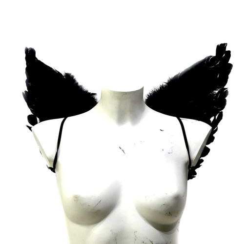 Déguisement Halloween - Ailes - Plumes - Label Emmaus - Modalova
