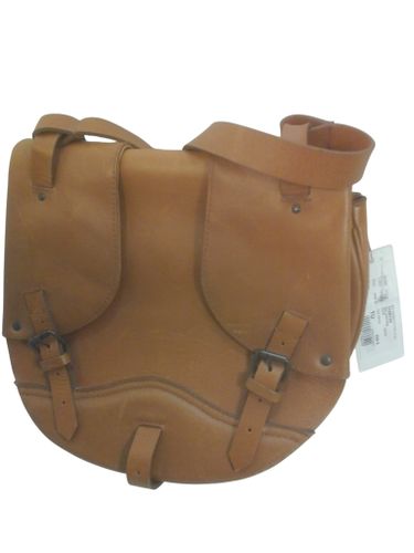 Sacoche Officier Armée Suisse en cuir de selle vintage - NEUF AVEC ÉTIQUETTE - Label Emmaus - Modalova