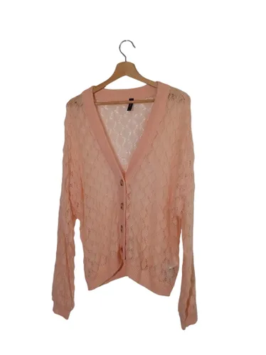 Gilet En Maille Ajourée Pêche Y.a.s (T6928) - Label Emmaus - Modalova