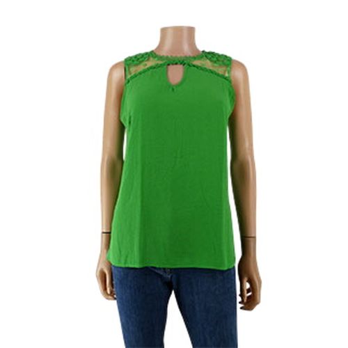 Débardeur col dentelle - Taille M - Naf Naf - Modalova