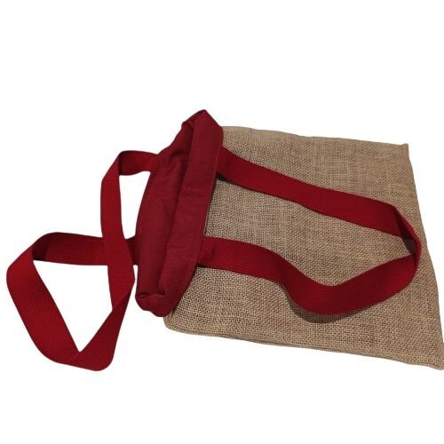 Sac en toile de jute doublé en coton - Label Emmaus - Modalova