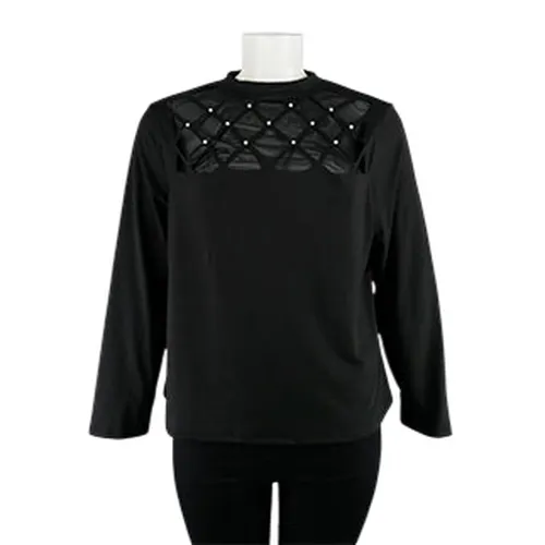 Blouse avec col perlé - Taille 4XL - Shein - Modalova