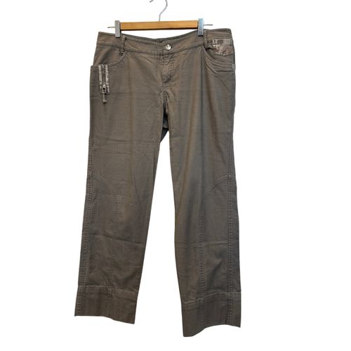 Pantalon droit détails zips - Javier Simorra - T.42 - Label Emmaus - Modalova