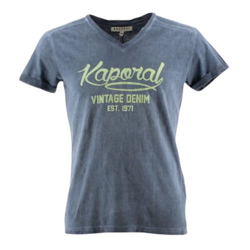 T-shirt col V imprimé - Taille M - Kaporal - Modalova