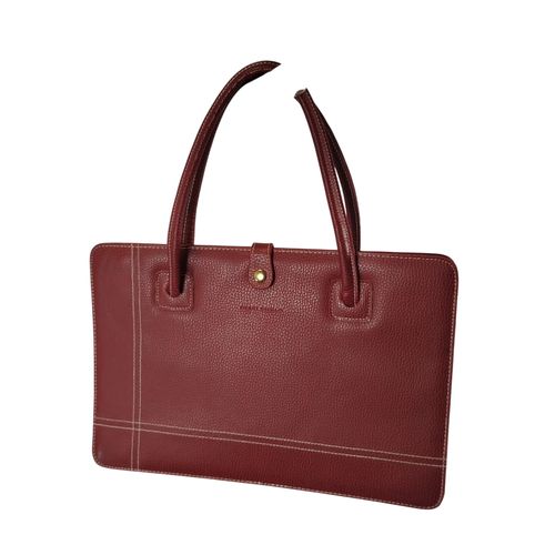 Sac cabas Balmain cuir grainé porté épaule - Pierre Balmain - Modalova