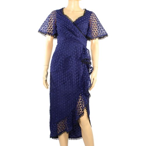 Robe De Soirée Marine Taille 36 - Asos - Modalova