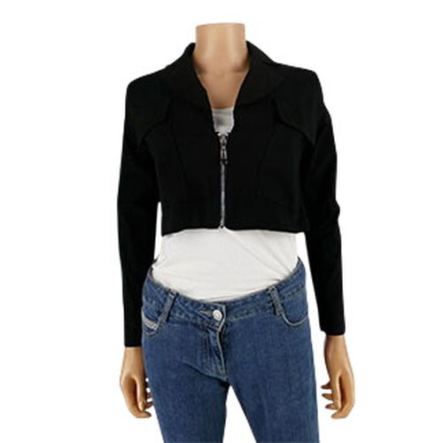 Veste crop top à zip - Taille unique - Label Emmaus - Modalova