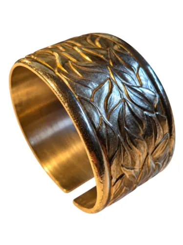 Bracelet manchette style Art Deco - Ted Lapidus - Modalova