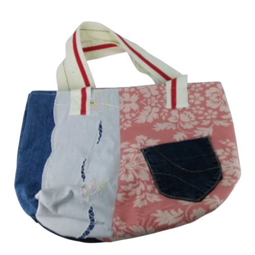 Panier Chic en tissu Upcyclés - Label Emmaus - Modalova