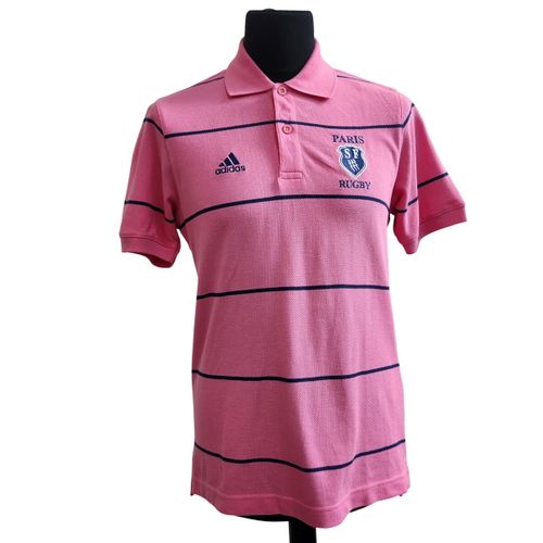Polo Stade Français Paris Rugby à rayures bleu marine – taille S - Adidas - Modalova