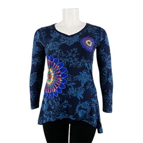 Blouse imprimé fleurs - Désigual - Taille XL - Desigual - Modalova