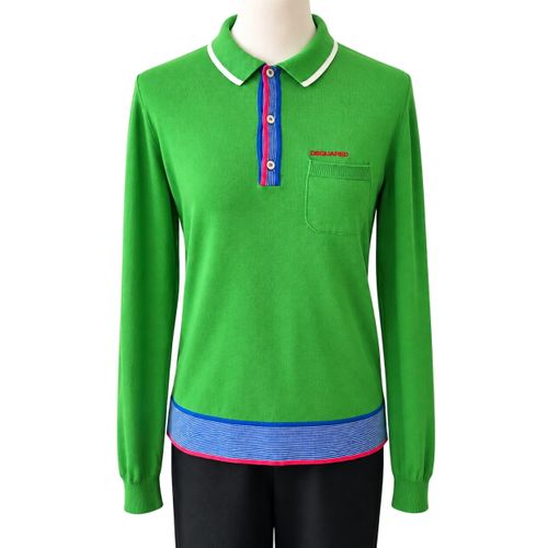 DSQUARED2 - Haut manches longues vintage - Coton - T L - Label Emmaus - Modalova