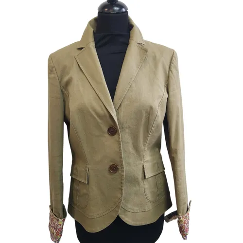 Veste blazer ETRO Milano vert /Olive — Taille 46 - Label Emmaus - Modalova