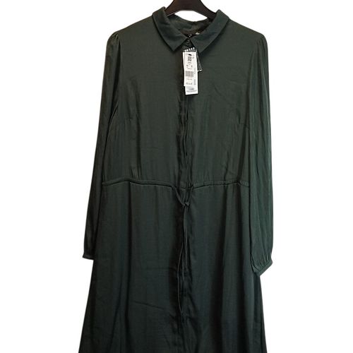 Robe chemise longue foncé à manches longues de Taille 42 L : 117 cm - Etam - Modalova