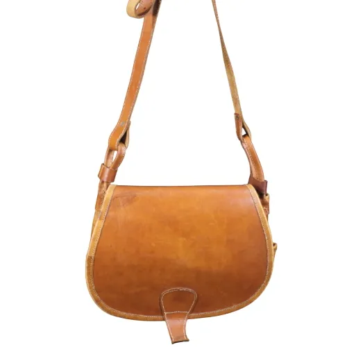 Sac à bandoulière en cuir - Label Emmaus - Modalova