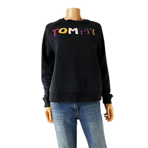 Sweat foncé imprimé - Taille M - Tommy Hilfiger - Modalova