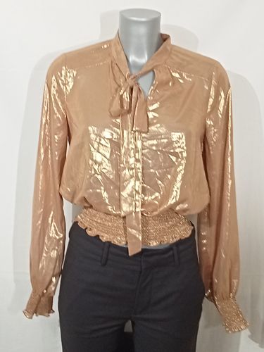 Blouse en lam dor - S - guess los angeles - Modalova