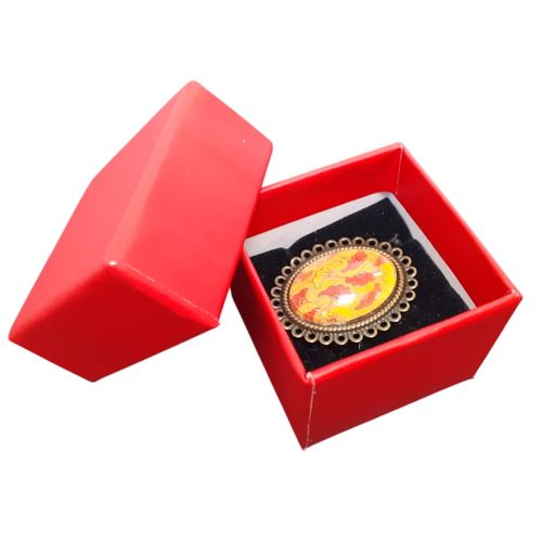 Bague à motif floral - Label Emmaus - Modalova