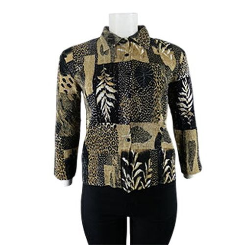 Chemisier style patchwork imprimé sequin - Taille 3 - Label Emmaus - Modalova