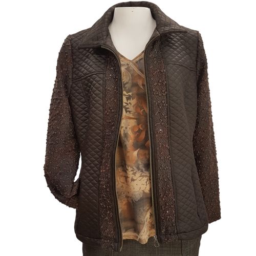 Veste marron - FELINO - Taille 40 - Label Emmaus - Modalova