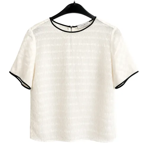 Blouse - Soie - Taille S - Sandro - Modalova
