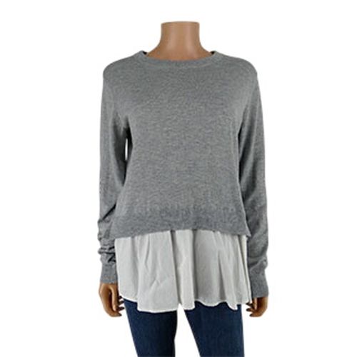 Pull avec bas blanc et col rond - Taille M - H&M - Modalova